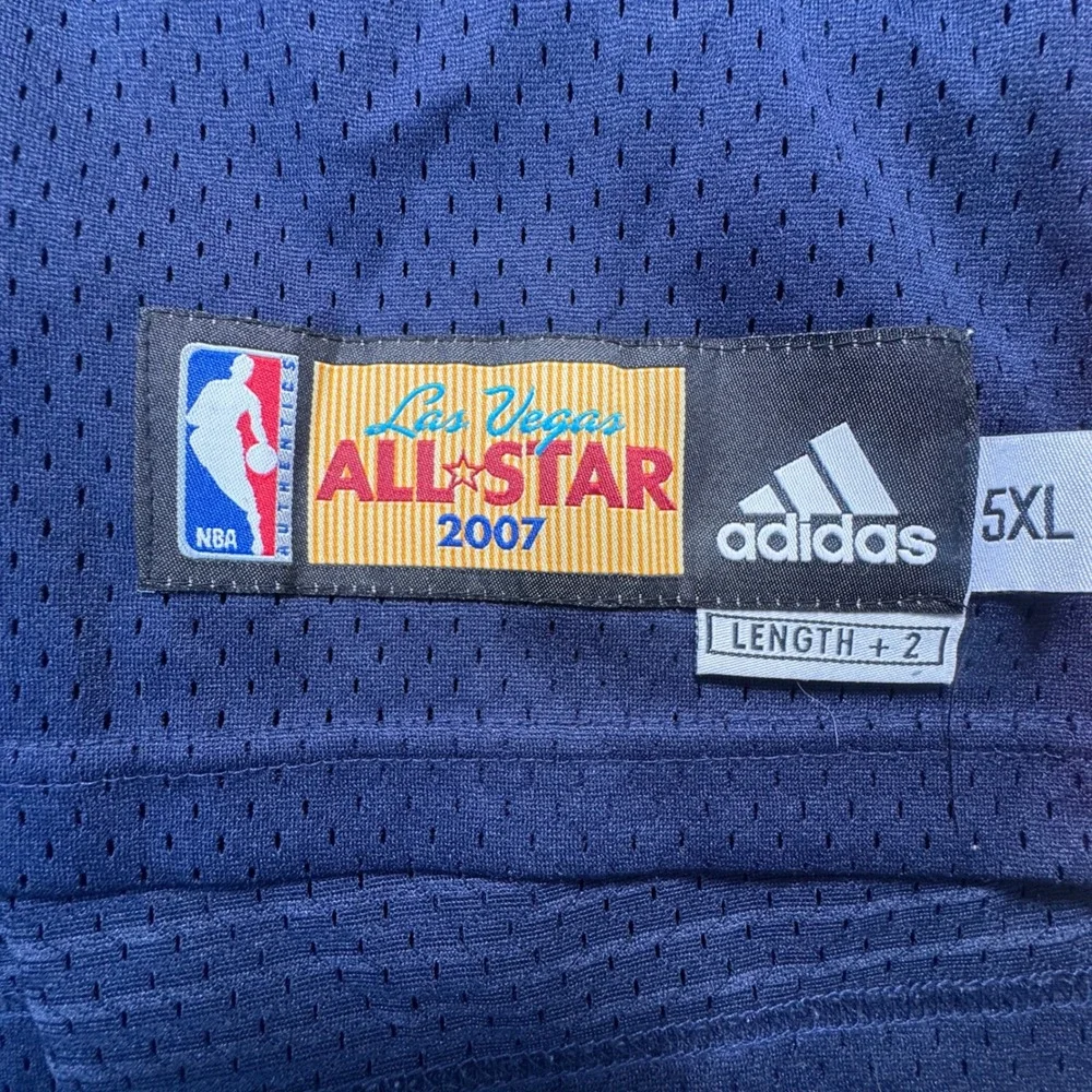 LeBron James 2007 NBA All Star Game Jersey Mens 5XL East Las Vegas Adidas Blue